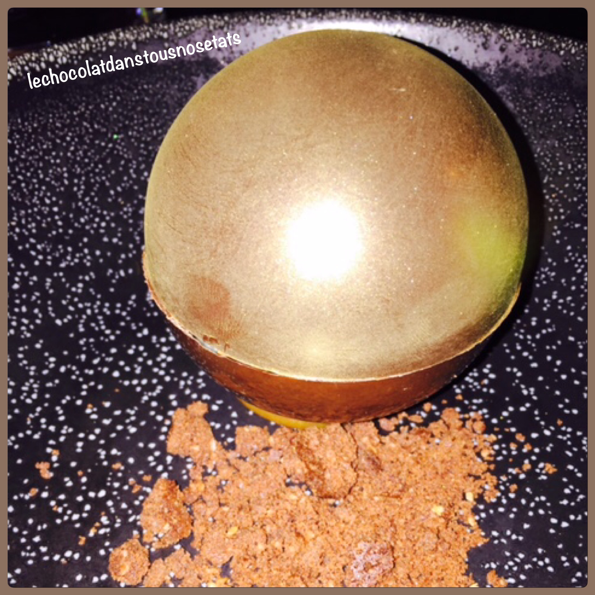 La sphère au chocolat de Yannick Tranchant, NEVA Cuisine