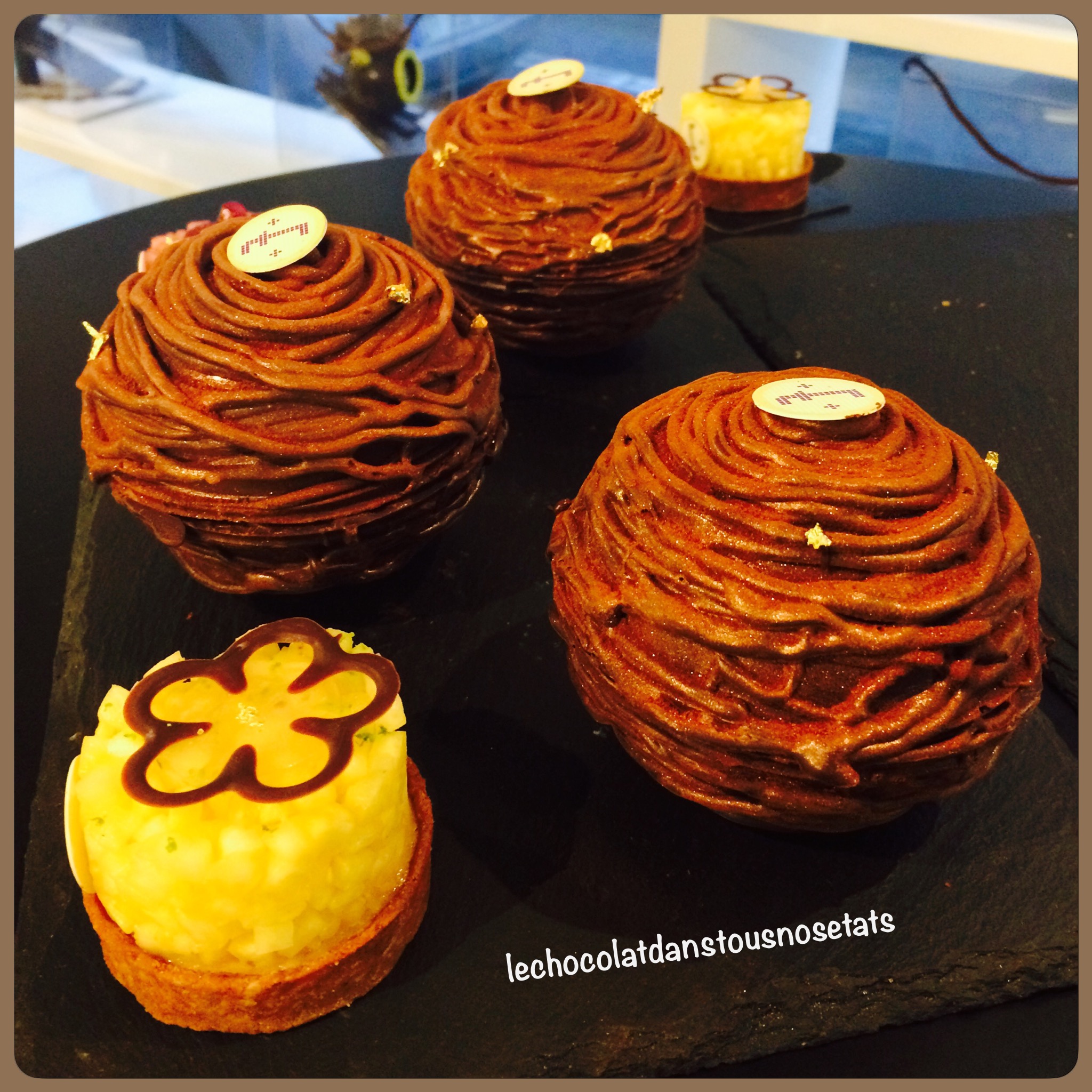 Les nids d’amour, Pâtisserie EUGENE, Paris Le Chocolat dans tous nos états