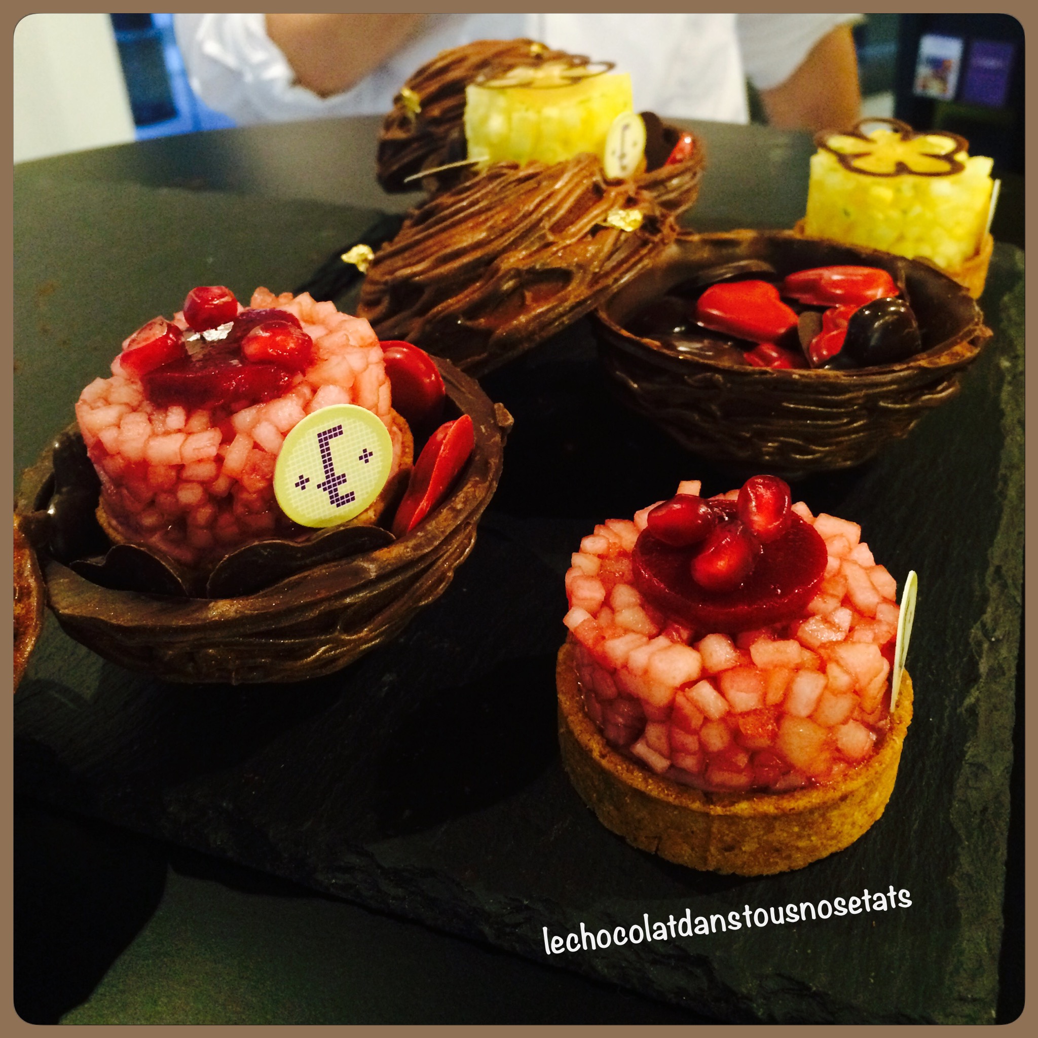 Les nids d’amour, Pâtisserie EUGENE, Paris Le Chocolat dans tous nos états