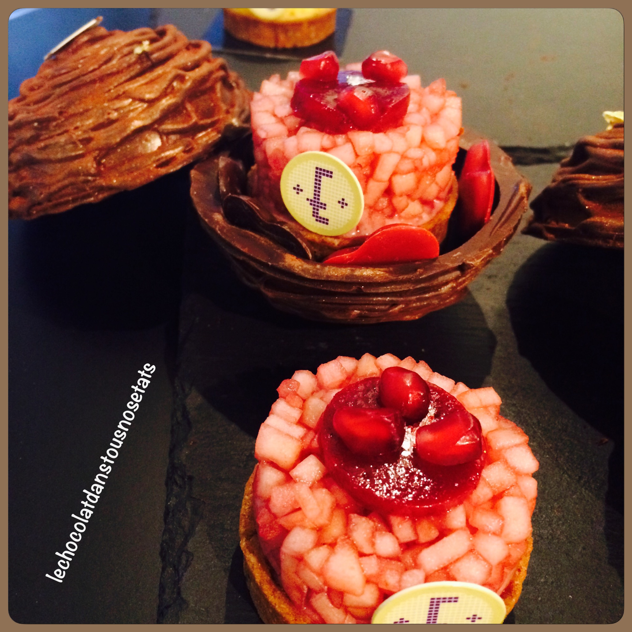 Les nids d’amour, Pâtisserie EUGENE, Paris Le Chocolat dans tous nos états